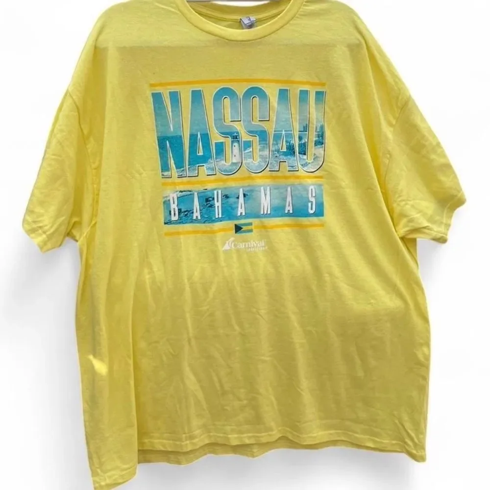 Y2K Carnival Nassau Bahamas Graphic Tee - Picture 1 of 4